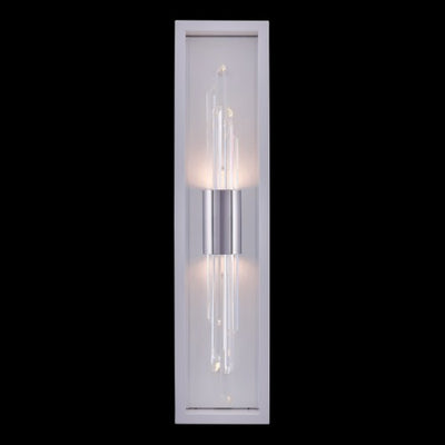 Allegri - 090422-010-FR001 - LED Outdoor Wall Sconce - Lucca Esterno - Polished Chrome & Matte White