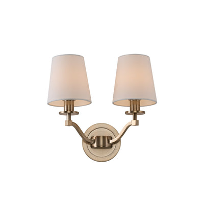 Kalco - 518921BCG - Two Light Wall Sconce - Curva - Brushed Champagne Gold