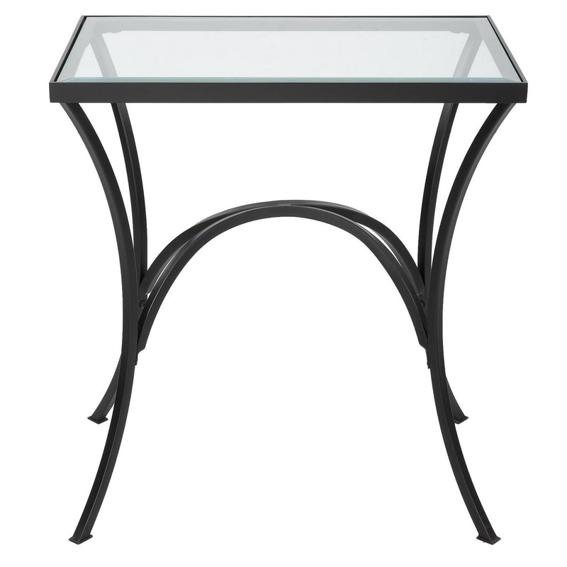 Uttermost - 22911 - End Table - Alayna - Satin Black