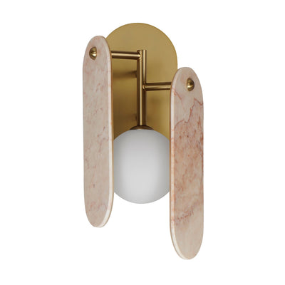 Studio M - SM24810RJNAB - LED Wall Sconce - Megalith - Stone - Natural Aged Brass