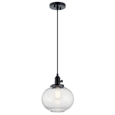 Kichler - 43852BK - One Light Mini Pendant - Avery - Black
