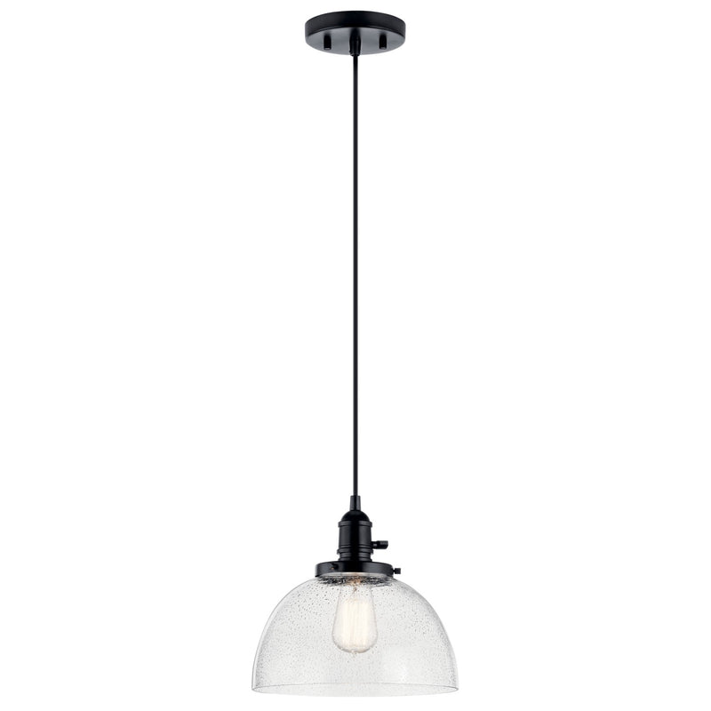 Kichler - 43853BK - One Light Mini Pendant - Avery - Black