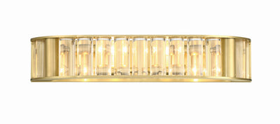 Crystorama - FAR-6005-AG - Four Light Bath - Farris - Aged Brass