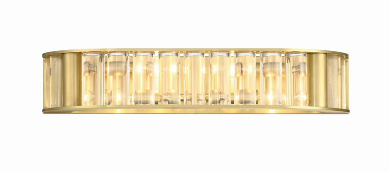 Crystorama - FAR-6005-AG - Four Light Bath - Farris - Aged Brass