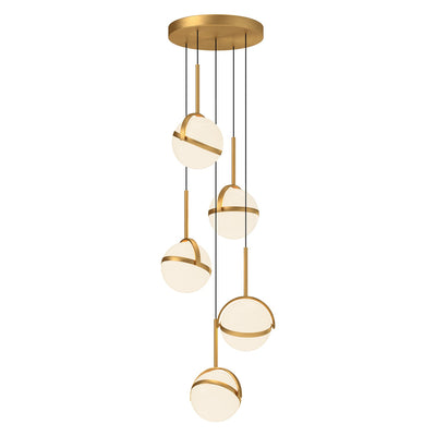 Alora - MP301005BG - LED Pendant - Globo - Brushed Gold