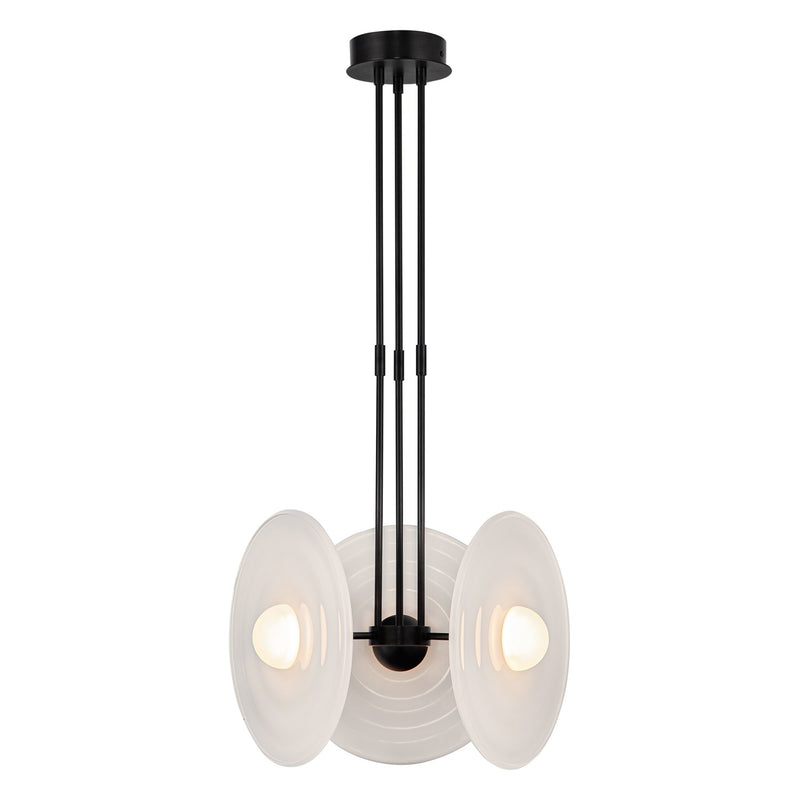 Alora - PD350318UBGO - LED Pendant - Harbour - Urban Bronze/Glossy Opal