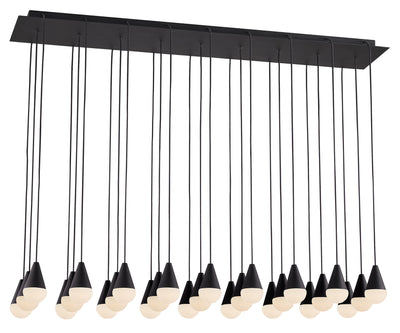 Visual Comfort Modern - SLCH51730B-277 - Nightshade Black