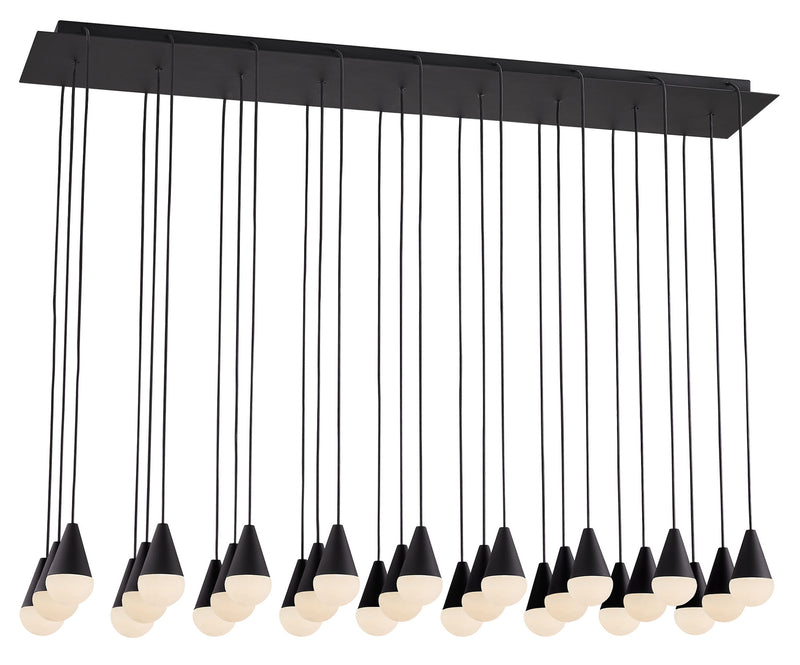 Visual Comfort Modern - SLCH51730B-277 - Nightshade Black