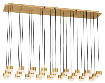 Visual Comfort Modern - SLCH52430HAB-277 - Hand Rubbed Antique Brass