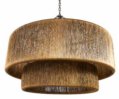 Arteriors-Creighton Chandelier-Blackened Iron
