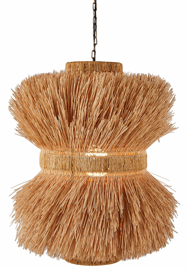 Arteriors-Corinna Pendant-Antique Brass