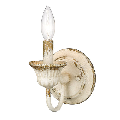 Golden - 0892-1W AI - One Light Wall Sconce - Jules - Antique Ivory