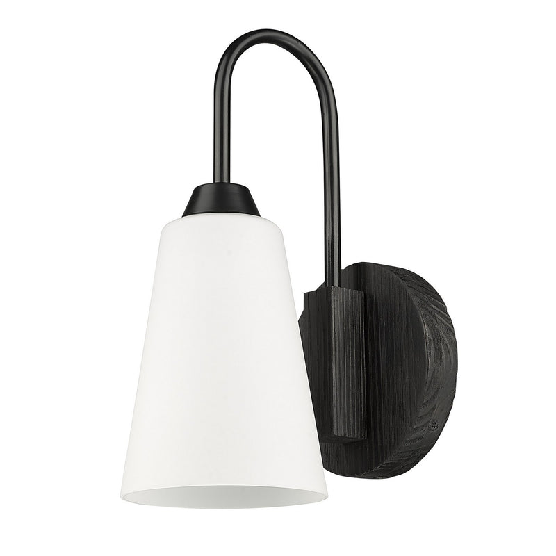 Golden - 1830-1W BLK-OP - One Light Wall Sconce - Neela - Matte Black