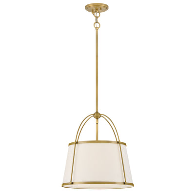 Hinkley-4894LDB-OW-Off White/ Lacquered Dark Brass