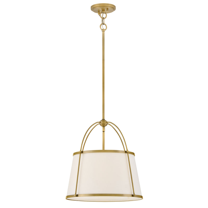 Hinkley-4894LDB-OW-Off White/ Lacquered Dark Brass