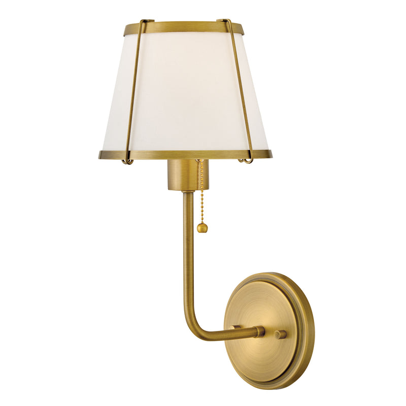 Hinkley-4890LDB-OW-Off White/ Lacquered Dark Brass