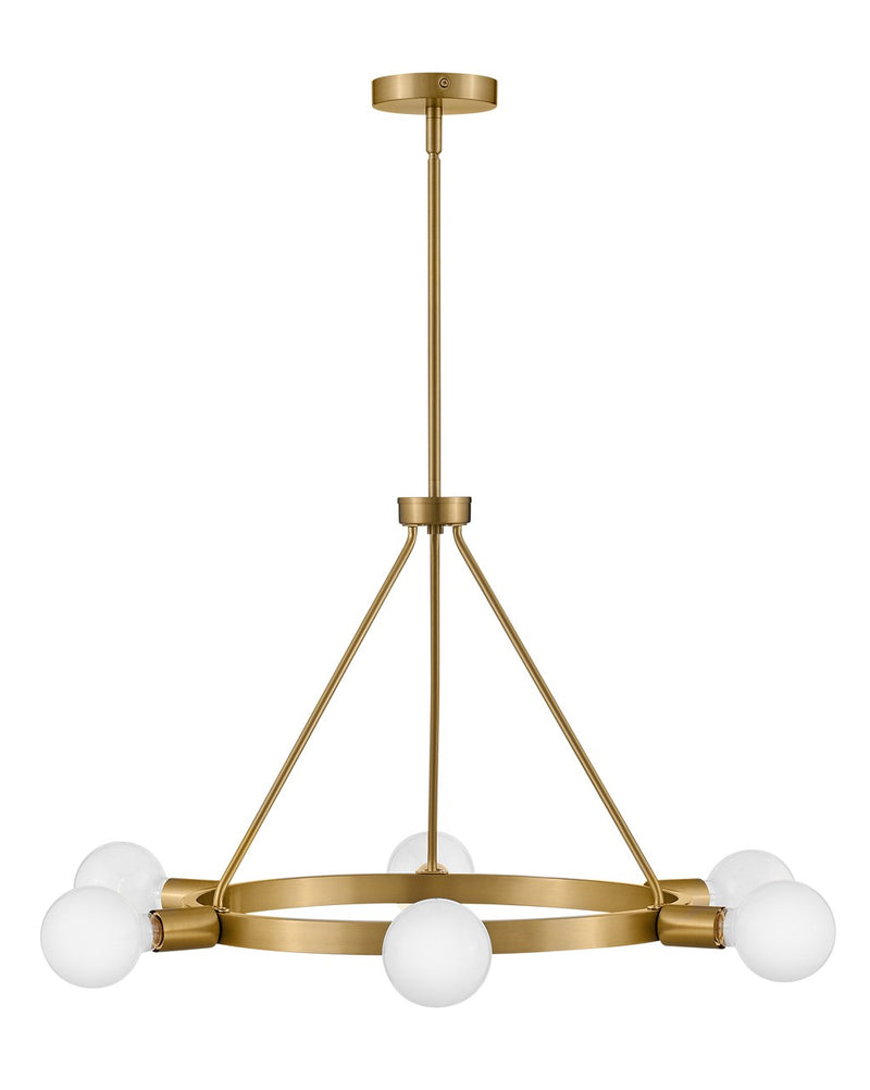 Lark - 83616LCB - LED Chandelier - Orla - Lacquered Brass