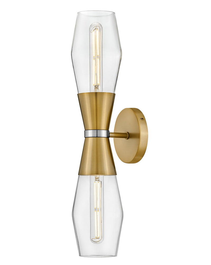 Lark - 83902LCB - LED Wall Sconce - Livie - Lacquered Brass
