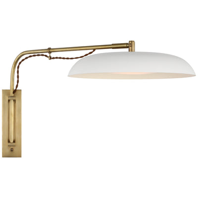 Visual Comfort Signature - AL 2040HAB-WG - LED Wall Sconce - Cyrus - Hand-Rubbed Antique Brass