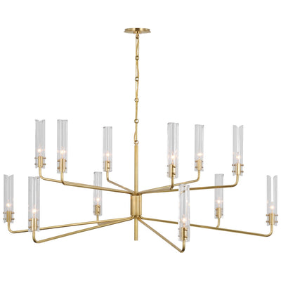 Visual Comfort Signature - ARN 5486HAB-CG - LED Chandelier - Casoria - Hand-Rubbed Antique Brass
