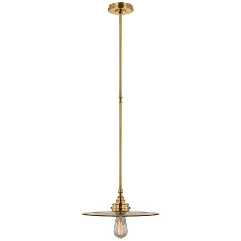 Visual Comfort Signature - CHC 5526AB - LED Pendant - Parkington - Antique-Burnished Brass