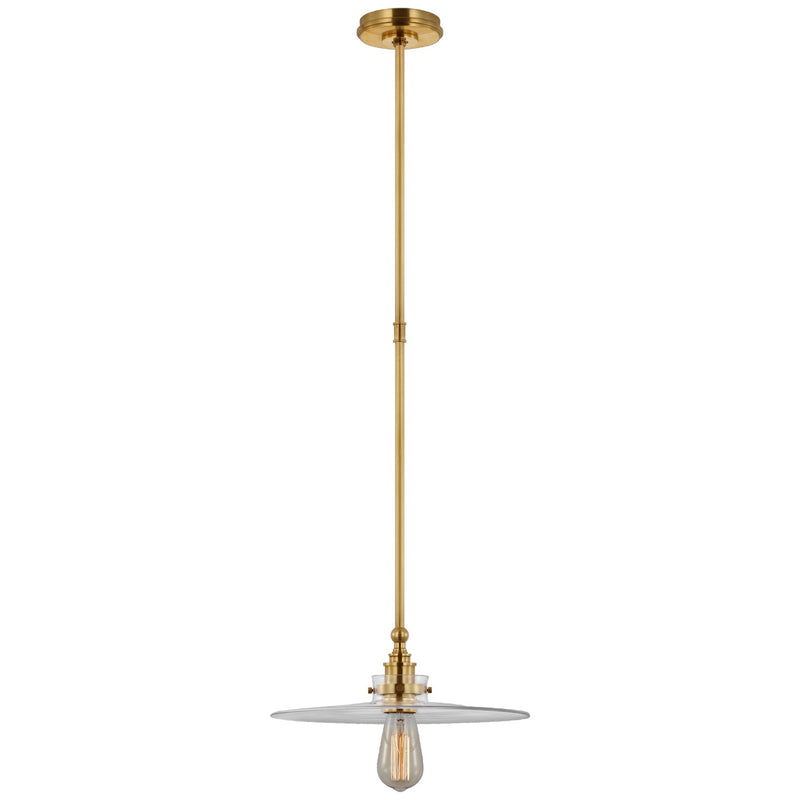 Visual Comfort Signature - CHC 5526AB-CG - LED Pendant - Parkington - Antique-Burnished Brass