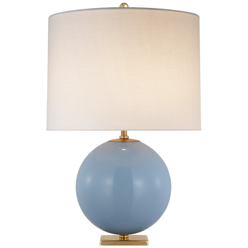 Visual Comfort Signature - KS 3014BLU-L - One Light Table Lamp - Elsie - Blue Painted Glass