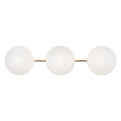 Matteo Lighting - S05103AGOP - Three Light Wall Sconce - Pearlesque