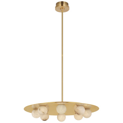 Visual Comfort Signature - KW 5521MAB-ALB - LED Chandelier - Pertica - Mirrored Antique Brass