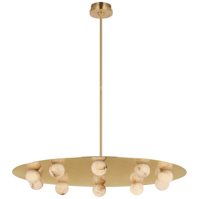 Visual Comfort Signature - KW 5522MAB-ALB - LED Chandelier - Pertica - Mirrored Antique Brass