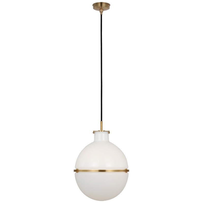 Visual Comfort Signature - TOB 5486HAB-WG - LED Pendant - Maxey - Hand-Rubbed Antique Brass