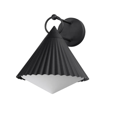 Maxim - 35136WTBK - One Light Wall Sconce - Odette - Black