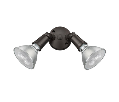 Millennium - 16002-PBZ - Two Light Security Flood Light - Powder Coated Bronze