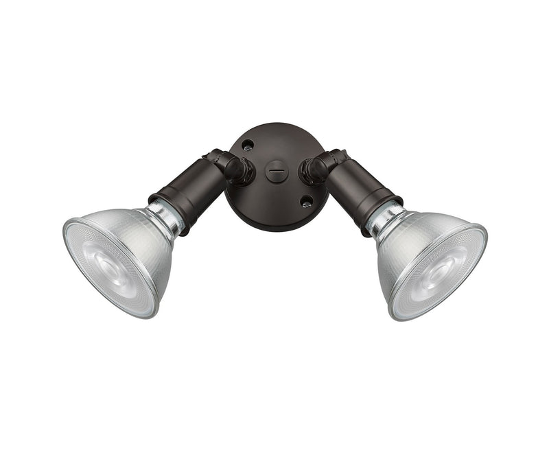 Millennium - 16002-PBZ - Two Light Security Flood Light - Powder Coated Bronze