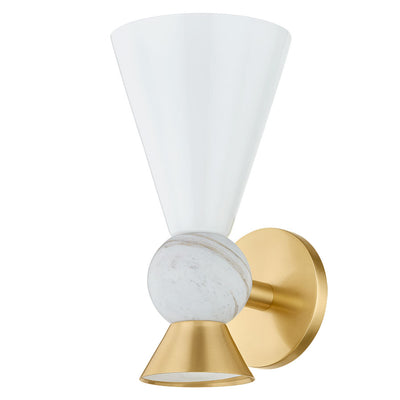 Mitzi - H908101-AGB - Aged Brass / Marble
