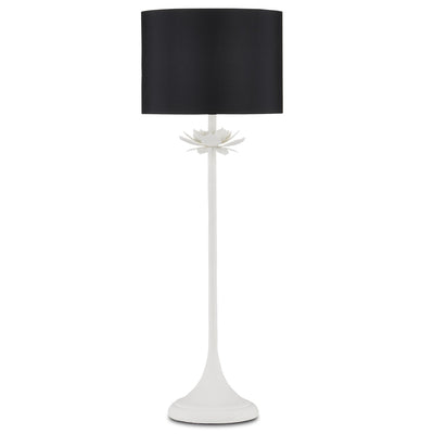 Currey and Company - 6000-0876 - One Light Table Lamp - Gesso White