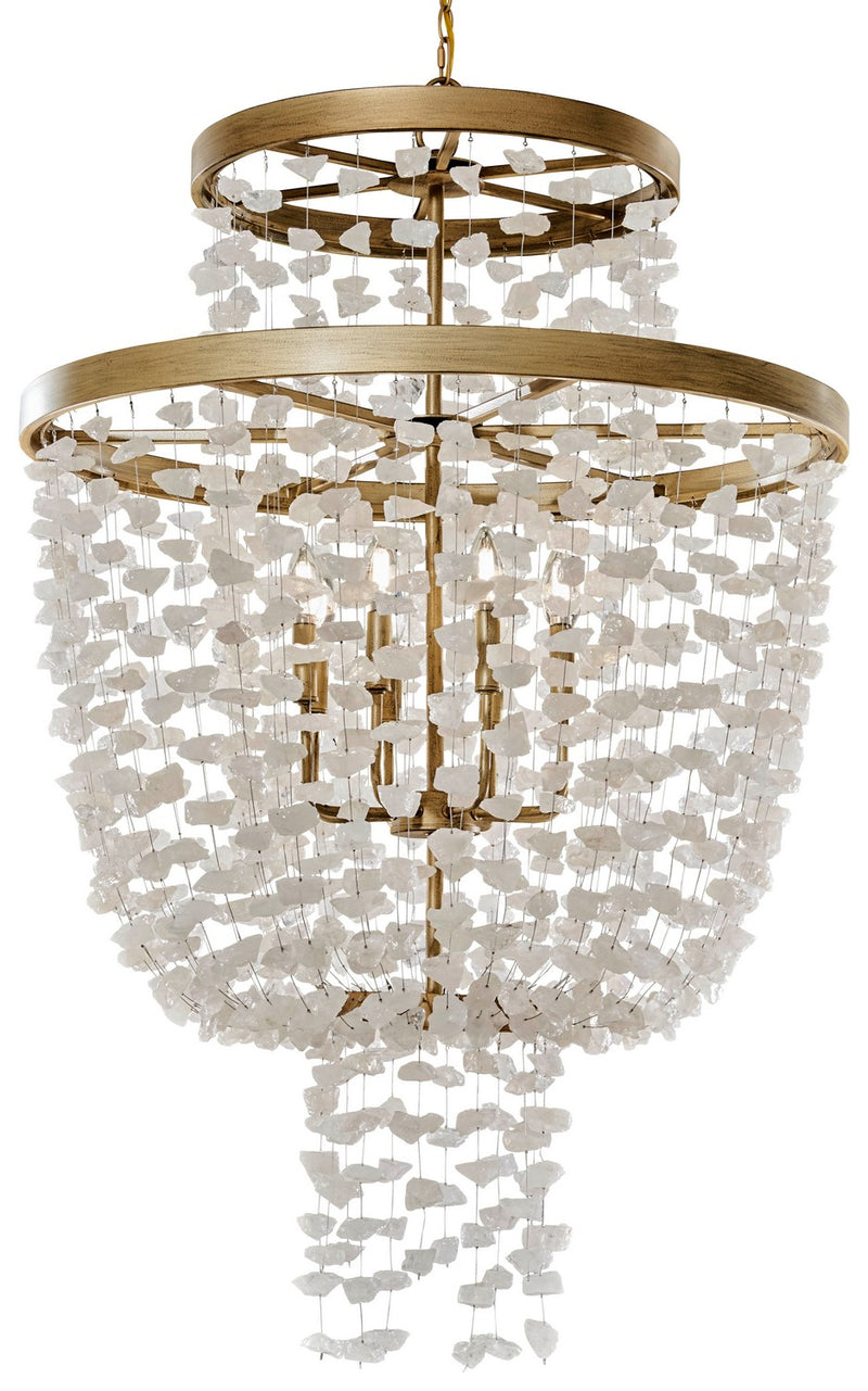 Metropolitan - N6897-898 - Eight Light Pendant - Stonybrook, A Robin Baron Design - Havana Gold
