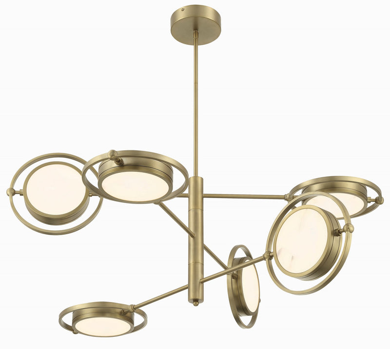 Metropolitan - N7676-695-L - LED Chandelier - Spectr - Soft Brass