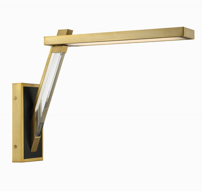 George Kovacs - P1920-726-L - LED Wall Sconce - Sauvity - Coal & Soft Brass