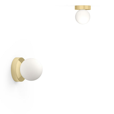 Pablo Designs - BOLA SPH FSH 5 BRA - LED Wall/Ceiling Lamp - Bola - Brass