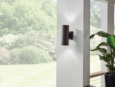 Cylinder Incandescent Up/Downlight Wall Light