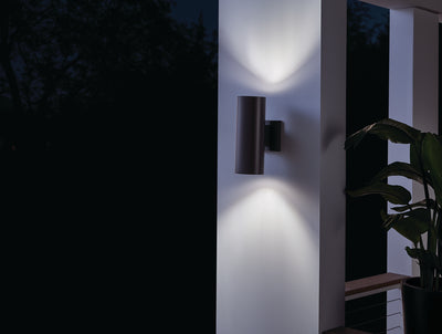 Cylinder Incandescent Up/Downlight Wall Light