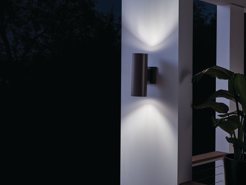 Cylinder Incandescent Up/Downlight Wall Light