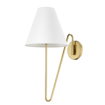 Golden - 3690-A1W BCB-IL - One Light Wall Sconce - Kennedy BCB - Brushed Champagne Bronze