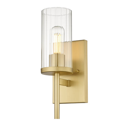 Golden - 7011-1W BCB-CLR - One Light Wall Sconce - Winslett BCB - Brushed Champagne Bronze