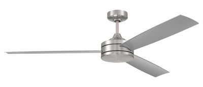 Craftmade - INS62BNK3 - 62"Ceiling Fan - Inspo 62" - Brushed Polished Nickel