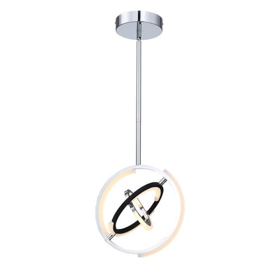 Artcraft - AC6742PN - LED Pendant - Trilogy - Polished Nickel