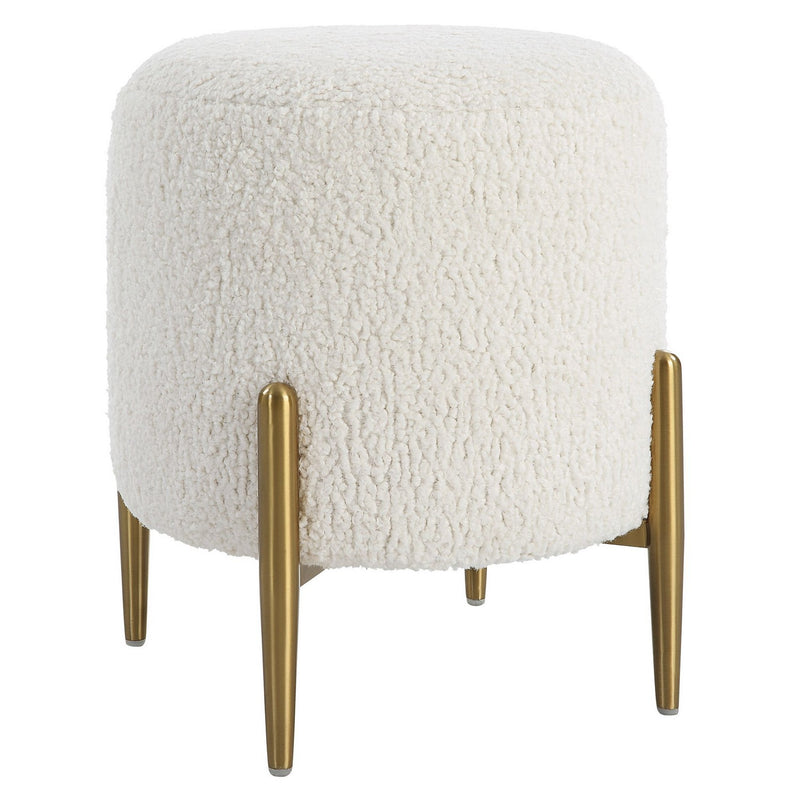 Uttermost - 23821 - Ottoman - Arles - Brushed Brass