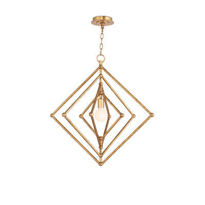 Regina Andrew - 16-1408 - One Light Chandelier - Selena - Antique Gold Leaf
