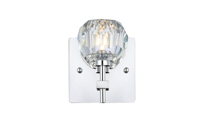Elegant Lighting - 3509W6C - One Light Wall Sconce - Graham - Chrome and Clear